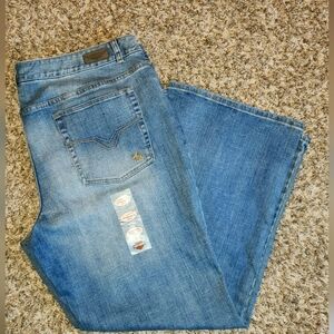 Harley Davidson Jeans size 24 Women Contured Bootcut Sretch Blue Denim